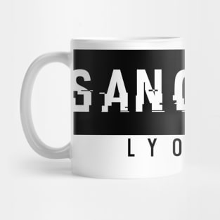 SangerLyon Carré noir Mug